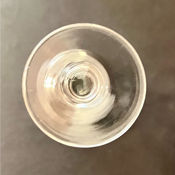 Set of 4 vintage etched crystal aperitif delicate glasses with floral de… - Picture 4 of 7